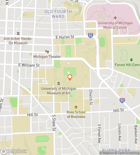 Hartă tur ghidat pe jos cu vânătoare de comori pentru Hail to the Clues: Michigan University Edition