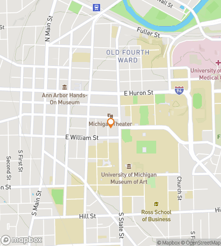 מפה של סיור הליכה לחיפוש מטמון עבור Ann Arbor Michigan Bar Hunt