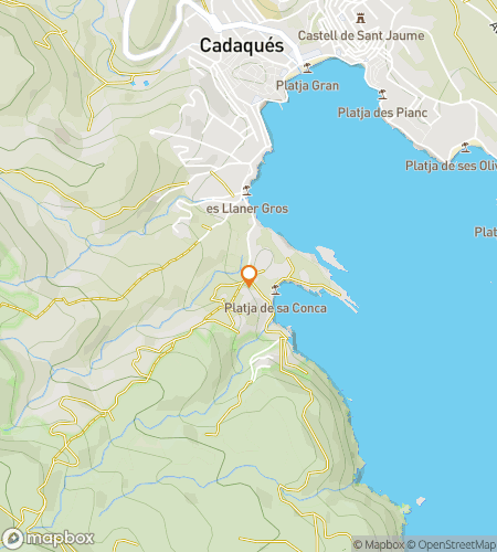 Carte du circuit de chasse au trésor à pied pour la quête des Murs Blancs et des Vagues
