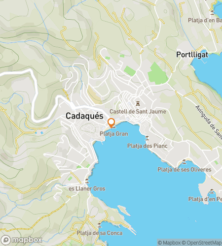 Map of scavenger hunt walking tour for White Walls & Waves Quest