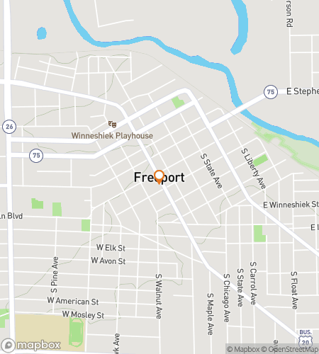 Map of scavenger hunt walking tour for Port of No Return! The Historic Freeport Hunt