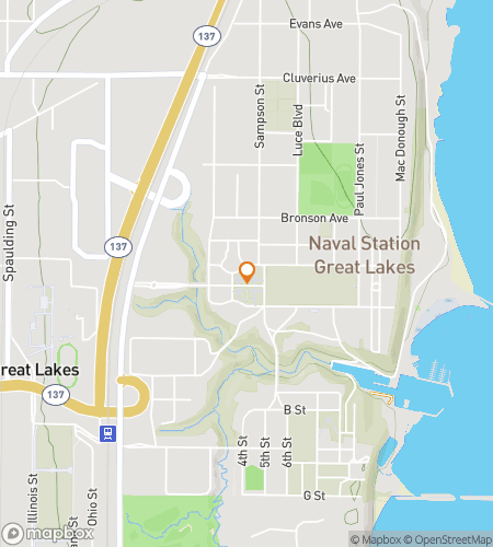 Χάρτης περιήγησης με τα πόδια για το Κυνήγι Θησαυρού των Μεγάλων Λιμνών