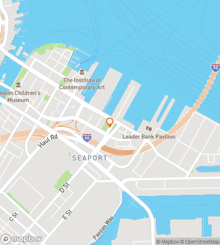 Map of scavenger hunt walking tour for Past Meets Present at the Boston Seaport