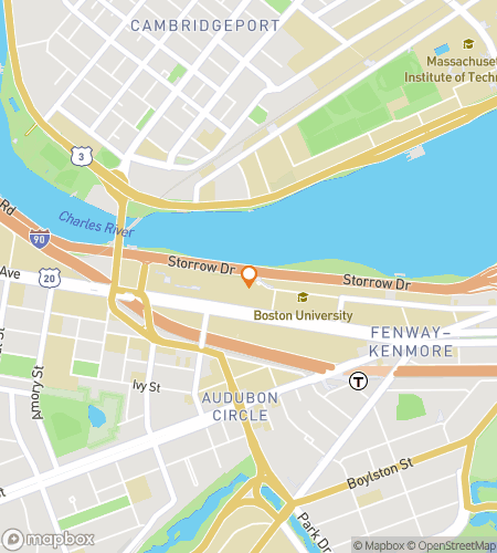 Map of scavenger hunt walking tour for On the Terrier Trail
