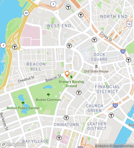 Map of scavenger hunt walking tour for The Story of America