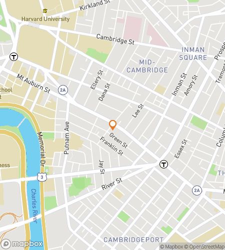Map of scavenger hunt walking tour for Cambridge Massachusetts Bar Hunt
