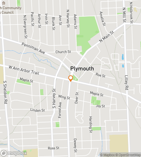 Map of scavenger hunt walking tour for Plymouth‘s Puzzling Pursuit