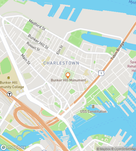 Χάρτης περιήγησης με τα πόδια για scavenger hunt Charlestown Chase & Treasure