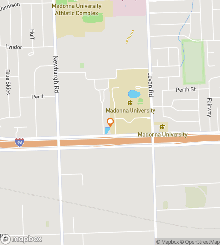 Hartă tur pietonal de vânătoare de comori pentru Vânătoarea de la Universitatea Madonna