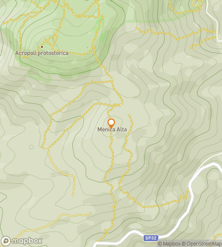 מפת סיור הליכה של חיפוש אוצר עבור Cimi-know It All: The Tuscia Treasure Chase