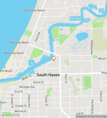 Hartă a turului pe jos cu vânătoare de comori pentru Dandy Dune Dash din South Haven