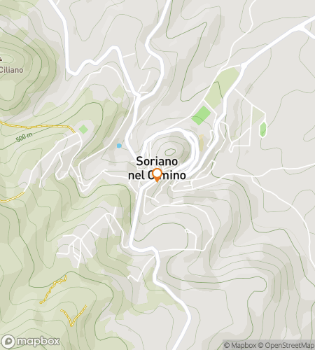 Map of scavenger hunt walking tour for Cimi-know It All: The Tuscia Treasure Chase