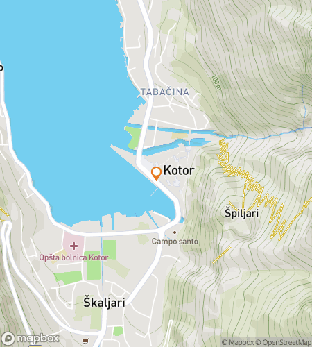 Map of scavenger hunt walking tour for Kotor Quest: Secrets Behind the Walls