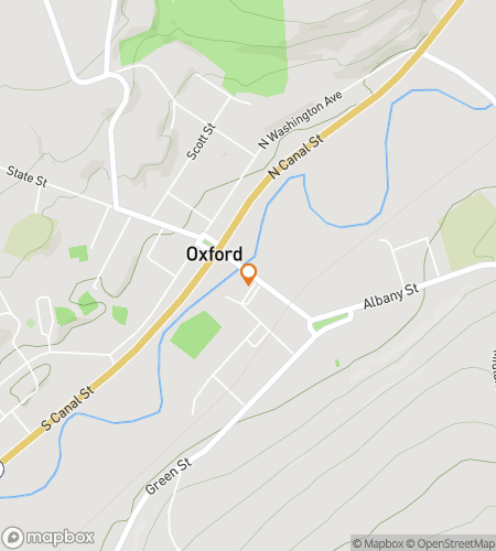 Mapa pěší prohlídky s honbou za pokladem pro Oxford‘s Dazzling Downtown Dash