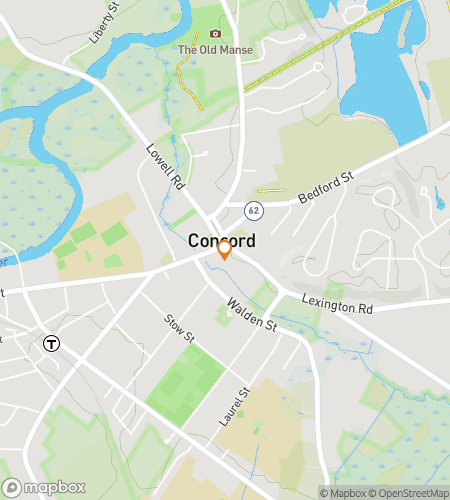 डाउनटाउन, कॉनकॉर्ड घोस्ट टूर के लिए स्कैवेंजर हंट वॉकिंग टूर का नक्शा
