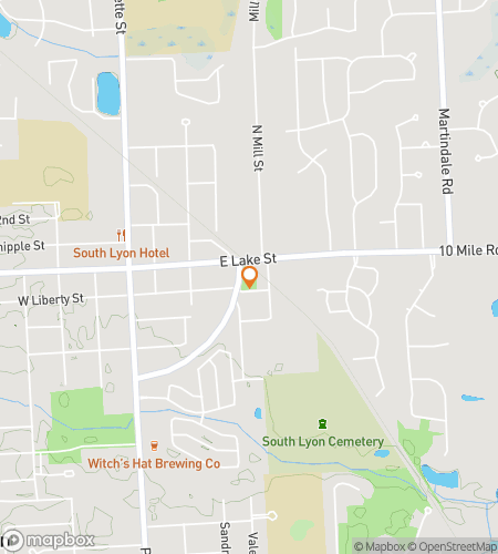 Χάρτης περιήγησης με κυνήγι θησαυρού για το Lyon Around the South Side: The Prideful South Lyon Hunt