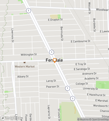 Hartă tur de vânătoare de comori pe jos pentru Pleasant Ridge Puzzling Pursuit