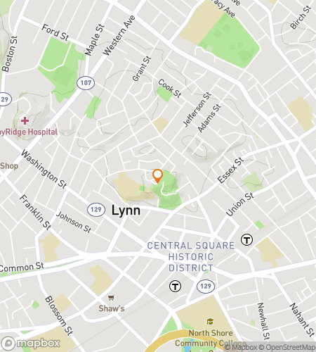 Map of scavenger hunt walking tour for Lynn‘s Lively Loot Hunt