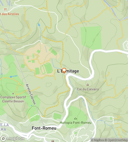 Map of scavenger hunt walking tour for Font of All Clues: A High-Altitude Hunt in the Pyrenees