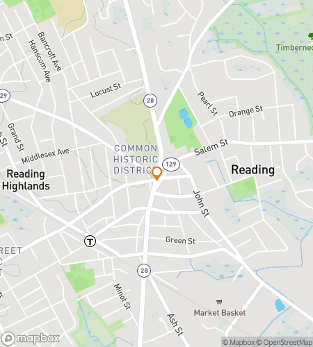 Térkép a Reading Riddles & Revelry Romp kincsvadászat sétaturához