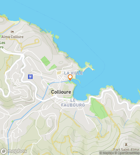 Map of scavenger hunt walking tour for The Collioure's Mediterranean Hunt