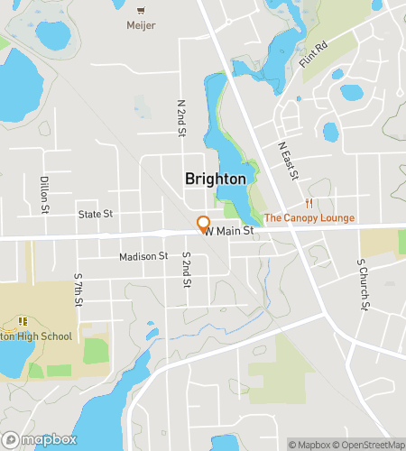 Map of scavenger hunt walking tour for Brighton Up Your Day