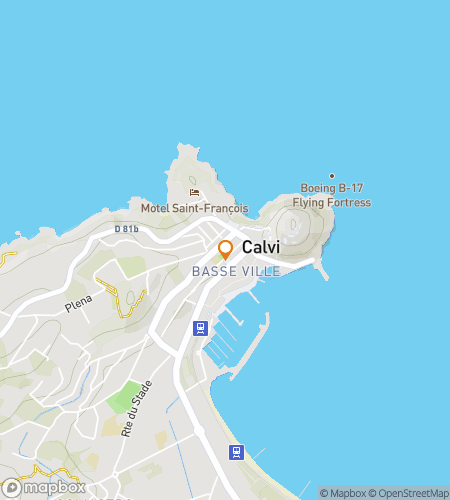 Map of scavenger hunt walking tour for Citadel Secrets: The Calvi Quest