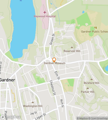 Kävelykierroksen kartta Gardnerin Valiant Journey -seikkailuun