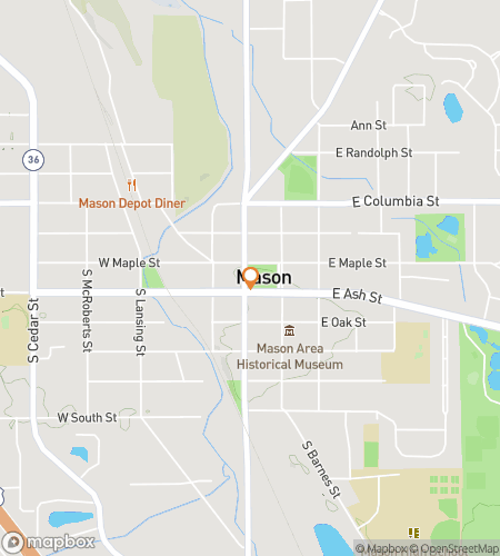 Térkép a kincsvadászat sétáló túrához Mason Csodás Rejtély Vadászatához