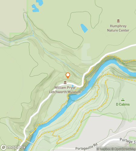 Map of scavenger hunt walking tour for Portageville Puzzling Pursuit
