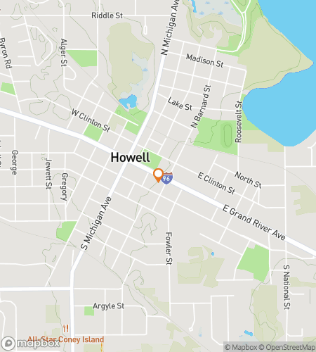 Downtown Howell Hunt for Howlers i&ccedil;in hazine av&inodot; y&uuml;r&uuml;y&uuml;&scedil; turu haritas&inodot;