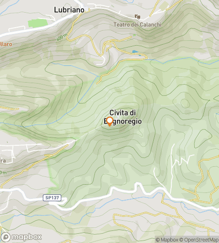 Map of scavenger hunt walking tour for Legends Beneath the Stone: Tales of Orvieto