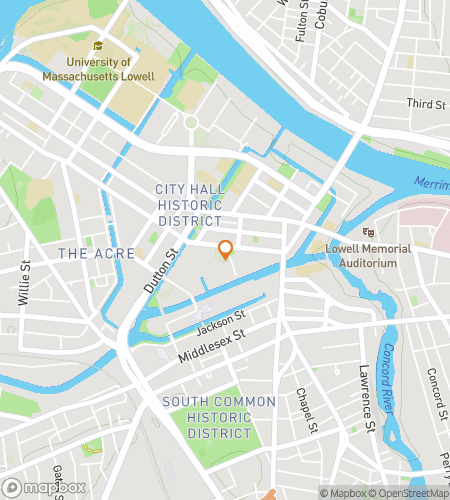 Карта пешеходного квеста для River Hawk Quest: The Ultimate UMass Hunt