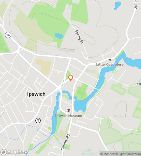 Kartta scavenger hunt -kävelykierrokselle Ipswich Intrigue & Ingenuity Hunt -seikkailuun