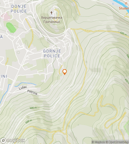 Kaart van speurtocht wandelroute voor Rivieren & Daken: De Trebinje Jacht