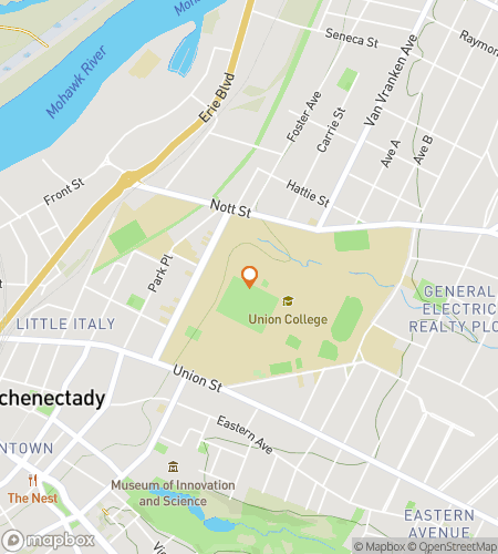 Térkép a Union College Rush kincskereső sétahoz