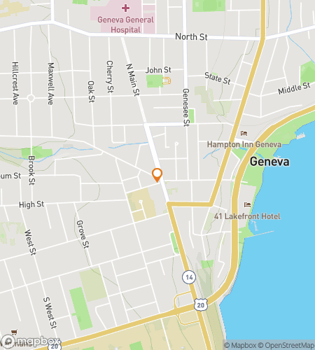 Map of scavenger hunt walking tour for Mysteries of Geneva