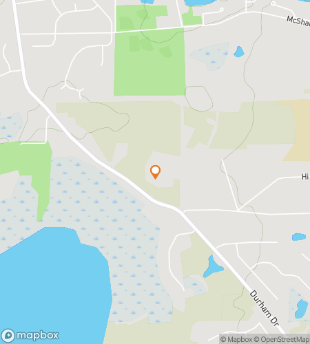 Map of scavenger hunt walking tour for Muskego&colon; Park Here