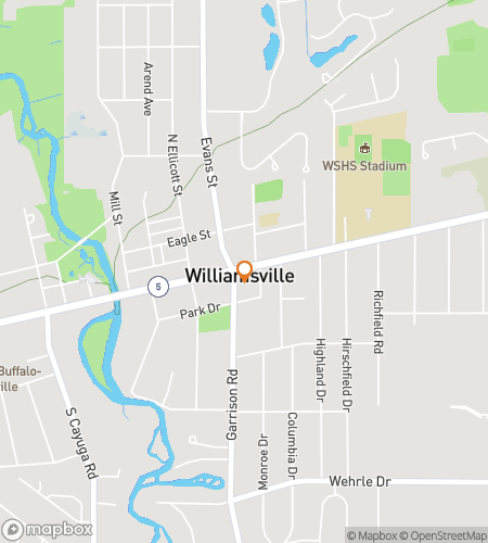 מפה של סיור הליכה לחיפוש מטמון בשביל 'האם תחקרו את וילמסוויל&quest;'