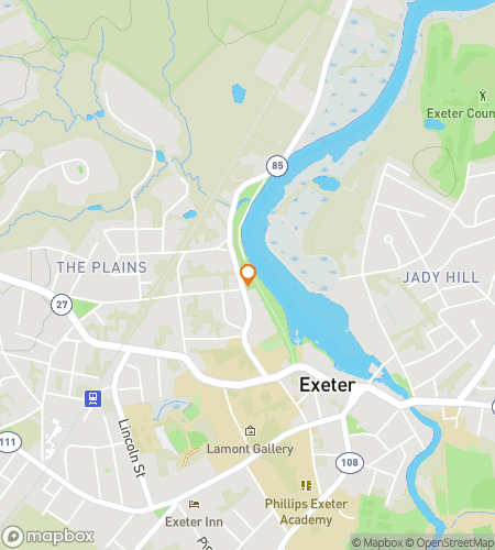 Map of scavenger hunt walking tour for Exe-terror: The Exeter Haunted Hunt