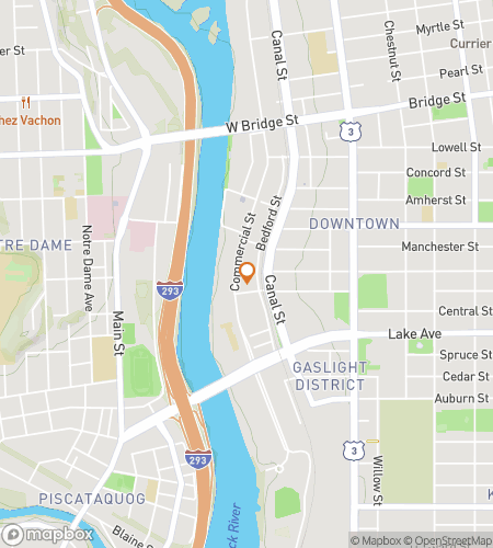 Map of scavenger hunt walking tour for The Haunting of Downtown Manchester