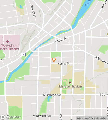 Map of scavenger hunt walking tour for The Pioneer Pride Hunt: A Carroll University Hunt