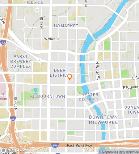 Hartă tur de vânătoare de comori (scavenger hunt) pentru "Milwaukee’s Midnight Masquerade"