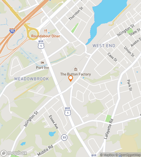 Map of scavenger hunt walking tour for Portsmouth New Hampshire Bar Hunt