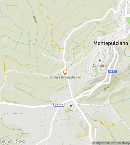 蒙特普尔恰诺的砖块、酒桶和隐藏角落寻宝徒步导览地图