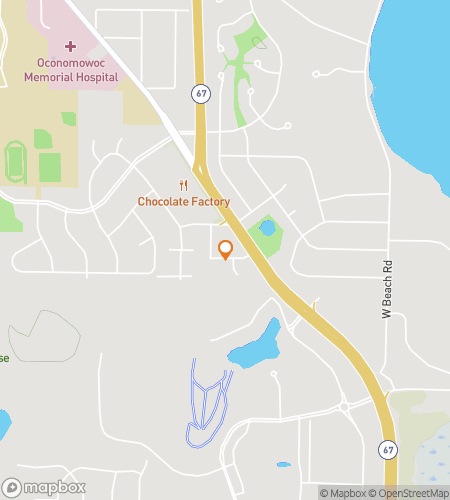 Map of scavenger hunt walking tour for Oconomowoc Scavenger Hunt