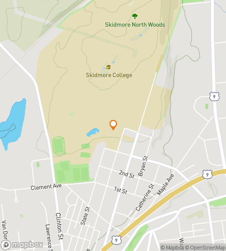 Map of scavenger hunt walking tour for The Thoroughbred Campus Hunt