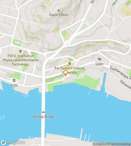 Karta över skattjaktsvandring för Broar, vikar & dolda vägar: Upptäck Vladivostok