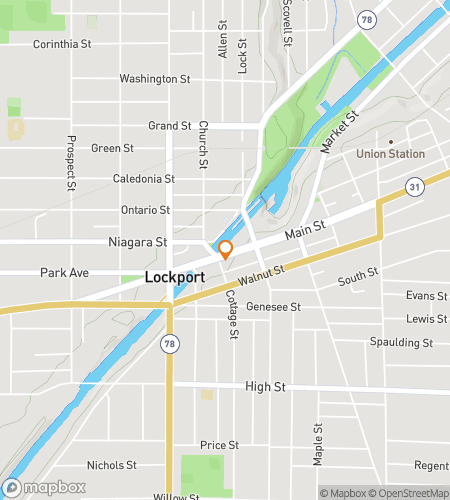 Lockport'un "Lock-tastic Hazine Avı" için görev avı yürüyüş turu haritası