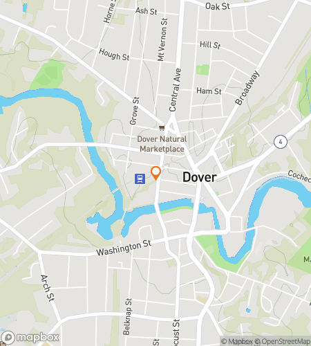 डोवर की शानदार खोजों के लिए भूलभुलैया वॉकिंग टूर का नक्शा